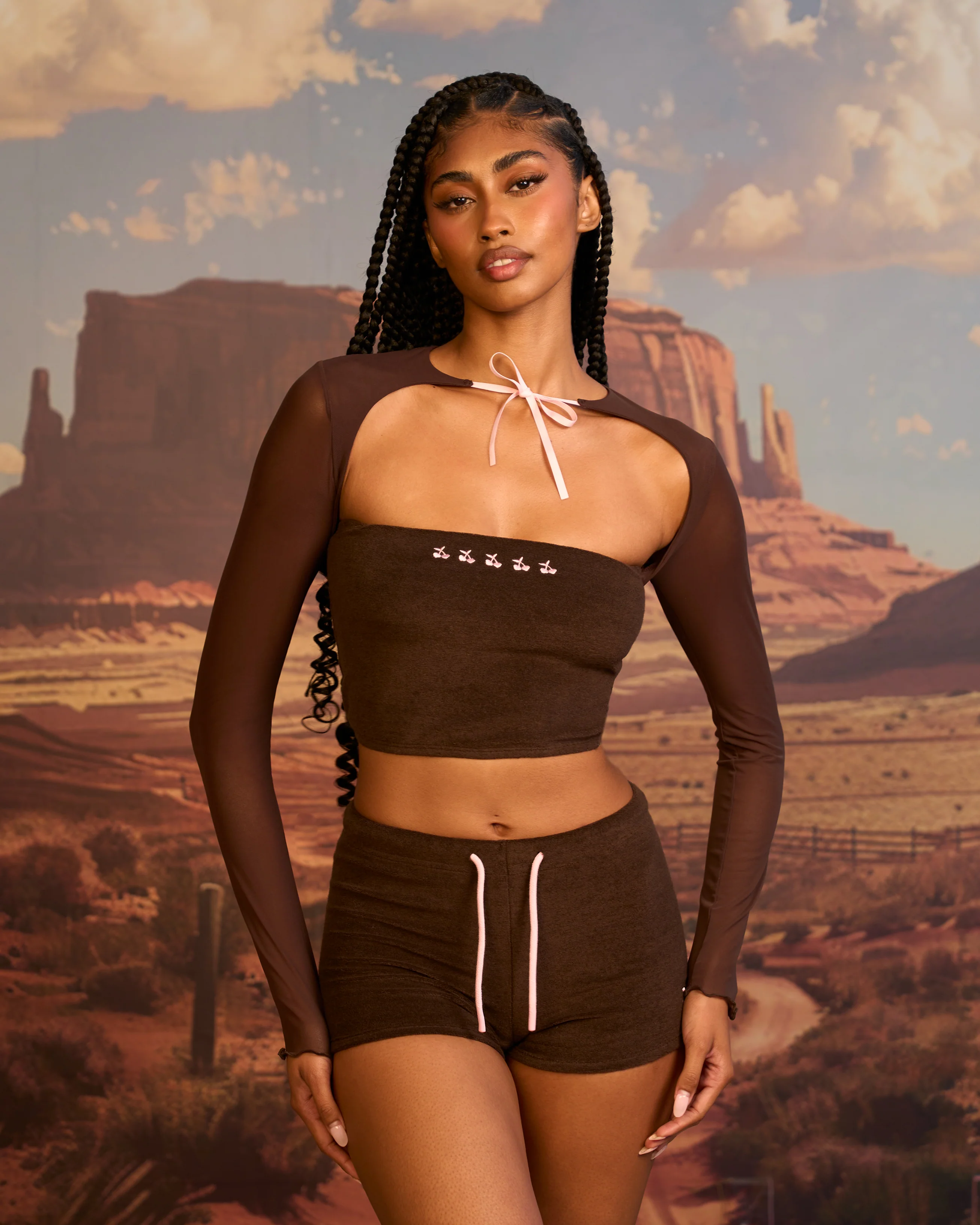 Bibi Top in Brown - Image 4
